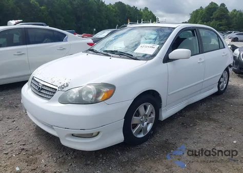 2007 Toyota Corolla S из США, поврежденный, VIN 2T1BR32EX7C766035